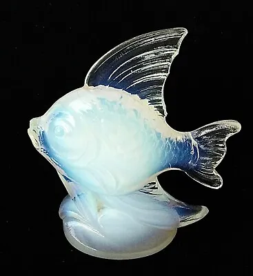 Buy Vintage Large Sabino Glass  Angel Fish Car Mascot? Perfect Condition • 78£