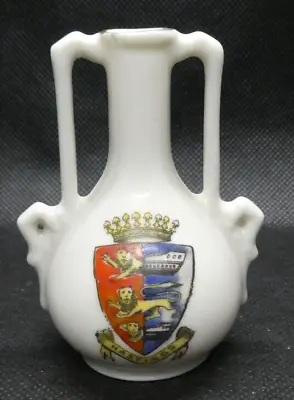 Buy Vintage Gemma Czechoslovakia  Miniature Two Handled Vase - Hastings UK • 19.83£