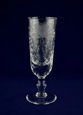 Buy Royal Brierley Crystal  HONEYSUCKLE  Champagne Glass / Flute - 16.8cms (6-5/8 ) • 32.50£