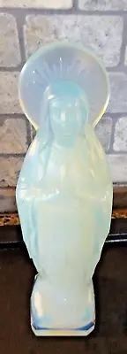 Buy Large Sabino Paris Opalescent Glass Madonna With Halo Figurine Sculpture • 279.88£