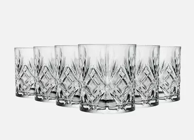 Buy RCR Melodia Crystal Hi-Ball Water Tumblers Glasses 240 Ml 25935020006 Case 6 • 18.55£