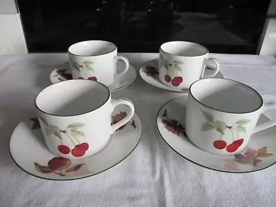 Buy Royal Worcester Evesham Vale Coffee Cups & Saucers • 14.99£