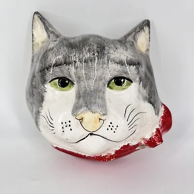 Buy Babbacombe Pottery Cat Face Scissor String Holder Dispenser Philip Laureston • 37.47£