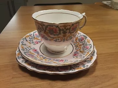 Buy Beautiful Vintage Colclough Tea Trio - RARE PATTERN • 4£