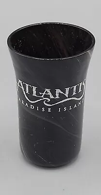 Buy Souvenir Black Amethyst Slag Glass Atlantis Pardise Island Shooter Shot Glass • 16.51£