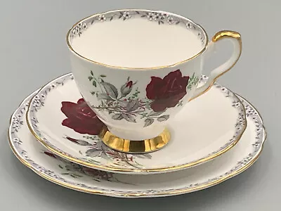 Buy Royal Stafford Roses To Remember - Vintage Trio (Tea Cup & Saucer,Side Plate). • 14.99£