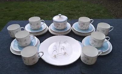 Buy Aynsley Flying Wild Pattern Bone China Coffee Set / Tea Set 26 Pieces Cake Plate • 26.99£