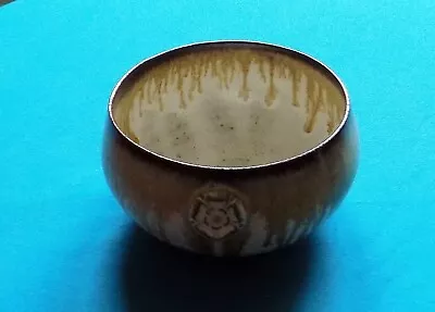 Buy Yorkshire Rose Dripware Bowl From The Jerry Harper Studio, Signed • 12.90£