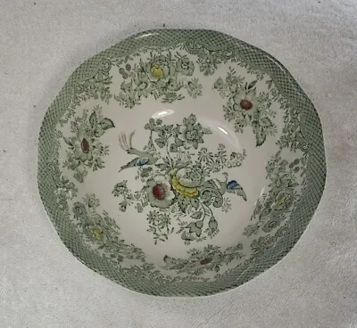 Buy Enoch Wedgwood Tunstall Ltd Kent Green And White Bowl - 6.25  Wide • 9.99£