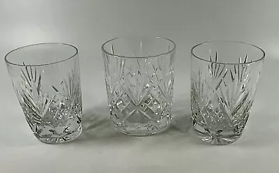 Buy 3 Quality Lead Crystal Whiskey Glasses SH33 • 11.99£
