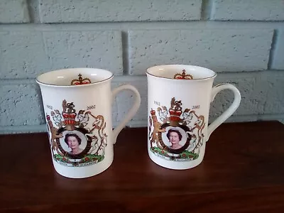 Buy Queen Elizabeth II Golden Jubilee Bone China Commemorative Royal Burlington Mug • 3.99£