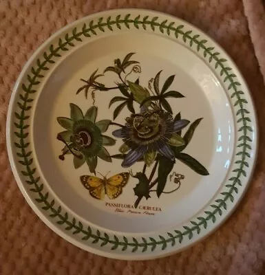 Buy RARE VINTAGE COLLECTIBLE Portmeirion Blue Passion Flower 10.5  Dinner Plate 1972 • 12.99£