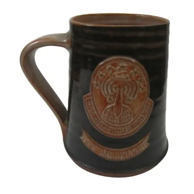 Buy Wold Pottery Vintage Tankard England Royal Air Force Mindenhall Terra Cotta  • 31.09£
