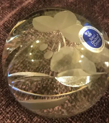 Buy Royal Doulton Finest Hand Cut Crystal Dome Paperweight 574 Grams • 15£