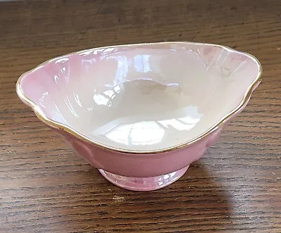 Buy Maling Pottery Pink Lustreware Harlequin Sugar Bowl & Milk Jug • 4.99£
