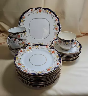 Buy Salisburys Bradleys Haven 25 Piece Porcelain Tea Set Chintz Classic Style • 9.99£