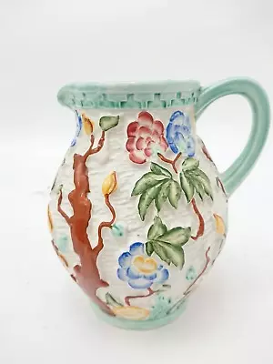 Buy Vintage Rare H.J.Wood Indian Tree Design Colorful Jug Vase Collectible Decor • 9.99£