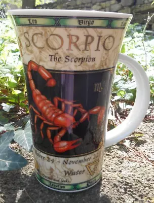Buy Dunoon Zodiac  Scorpio The Scorpion  Large Stoneware Mug • 7.99£