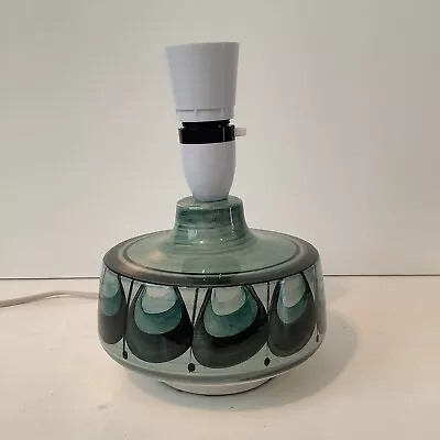 Buy Vintage Jersey Pottery Small Green Lamp Base • 24.99£