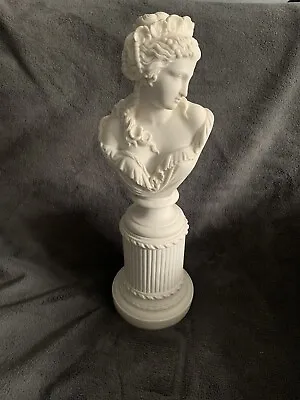Buy Copeland Parian Ware Porcelain Bisque Greek Goddess Bust On Column • 300£