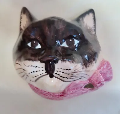 Buy Babbacombe Pottery.   String Dispenser  Cat     Siamese  Pink  Bow • 29.50£