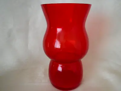 Buy Riihimaki Finland Large Art Glass Vase 21cm Tall • 12£