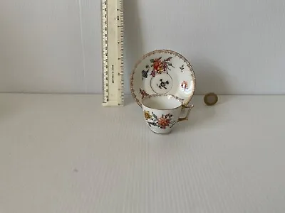Buy Rare Vintage Meissen Dresden Germany Crossed Swords Small Cup Saucer  Fine China • 79.99£