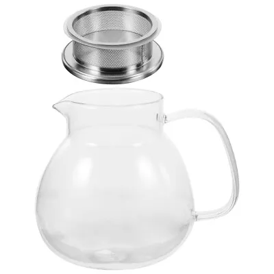 Buy Portable Glass Tea Kettle With Infuser - 1000ml • 15.49£