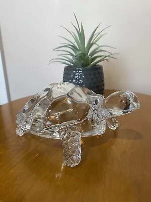 Buy Vintage Tortoise Turtle Crystal D’Arques Glass Ornament Home Decor • 14.99£