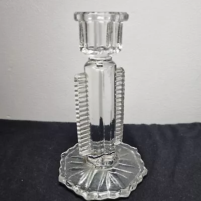 Buy Clear Glass Candle Holder | Candle Stick Holder • 0.99£