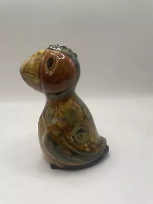Buy Vintage GUERNSEY POTTERY - PUFFIN Money Box, Channel Islands Money Box & Stopper • 18.99£