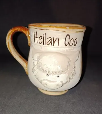 Buy Langs Stoneware Pottery Heilan Coo Hairy Cow Tea Coffee Novelty Animal Cup Mug  • 12£
