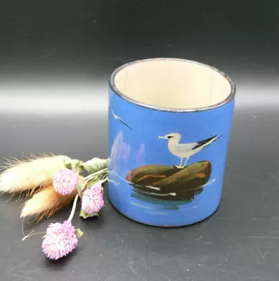 Buy Torquay Pottery - Hand Made Vintage  Jar Featuring Seaside Seagull • 6.60£
