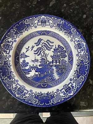 Buy Old Willow English Ironstone Tableware Plate • 0.99£