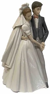 Buy NAO BY LLADRO Unforgettable Dance 1247 Bride & Groom Wedding Couple Figurine Box • 70.99£