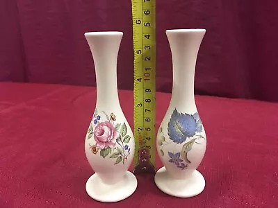 Buy AXE VALE POTTERY VINTAGE FLORAL BUD VASE 5.5’in Tall 1970’s • 10£