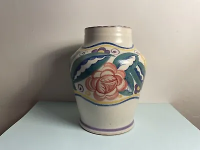 Buy Poole Pottery 1920s Traditional J Pattern Vase, 416, By Gertie Warren. • 60£