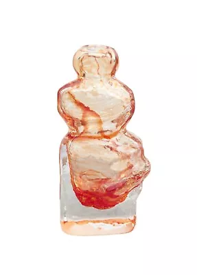 Buy Vintage Retro Kosta Boda Swedish Chunky Studio Art Glass Bud Vase Orange Swirl • 50£