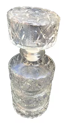 Buy Whisky Glass Decanter Vintage 300ml Spirit Wine 7 1/2  With Stopper Gift Present • 11.99£