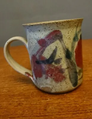 Buy Studio Pottery Mug Mug Handmade British Ceramic Signed Abstract Glaze  • 5.99£
