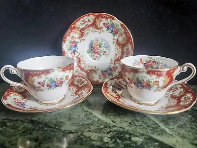 Buy Vintage Lady Fayre Royal Standard Fine Bone China England Tea Cup & Saucer X2 • 8.09£