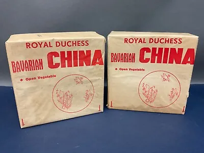 Buy Vtg Royal Duchess Fine China Bavaria Germany  9” Vegetable Bowl NOS Never Opened • 26.96£
