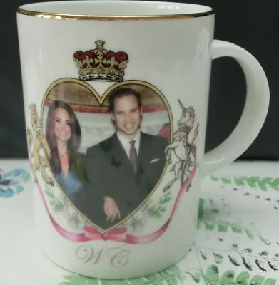 Buy Peter Jones Fine Bone China Prince William To Catherine Royal Wedding Mug 2011 • 2£
