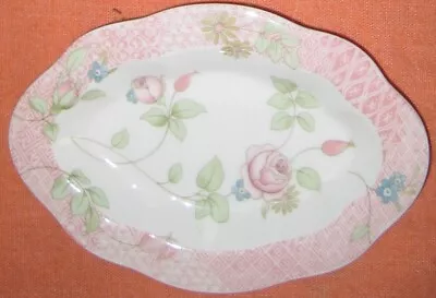 Buy Small Bone China, Oval Trinket Dish Floral Pattern, Wedgewood Rosehip, 33cm • 3.70£