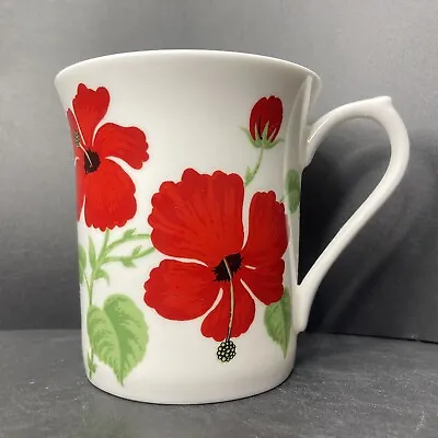 Buy Vintage Queen’s Hibiscus Garden Flowers Fine Bone China Mug Made In England • 19.90£
