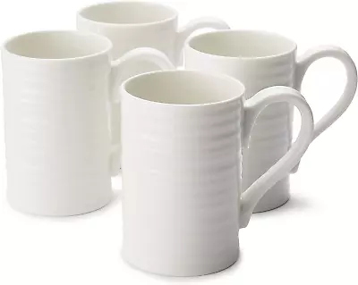 Buy Portmeirion Home & Gifts Sophie Conran White Tall Mug, Set Of 4 White,12 Ounce • 45.55£