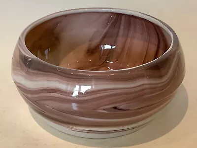 Buy Hebridean Scotia Ceramics Isle Of Lewis Marbled Pottery Bowl - Pink • 8.99£