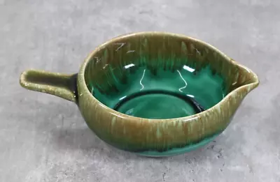 Buy Vintage Irish Sauce Boat Shannon Pottery Ireland Emerald Green Drip Glaze • 9.99£