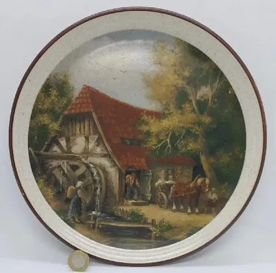 Buy Purbeck Pottery Bournemouth England VILLAGE LIFE - WATERMILL  10 Ten Inch Plate • 6.99£