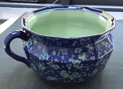 Buy Blue & White Floral China Victoria Ware Ironstone Chamber Pot  - Great Planter • 36.99£